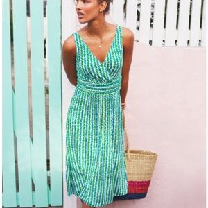 Boden Effie V-Neck Jersey Dress